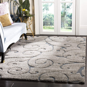 Safavieh Area Rug, 8'6" x 12', Grey/Light Blue