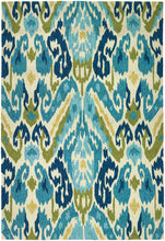 Couristan Covington 2263/0702 Rug, 2-Feet by 4-Feet, Delfina/Azure-Lemon