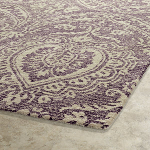 Weathered Rug In Purple