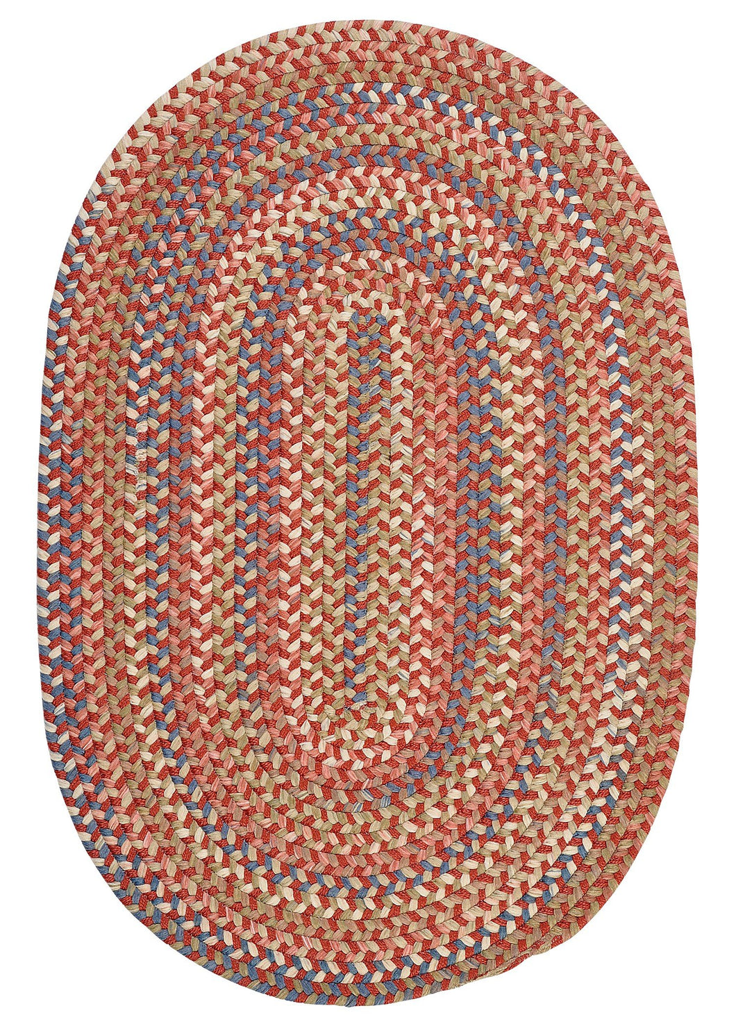 Cedar Cove Polypropylene Braided Rug, 12-Feet by 15-Feet, Rust