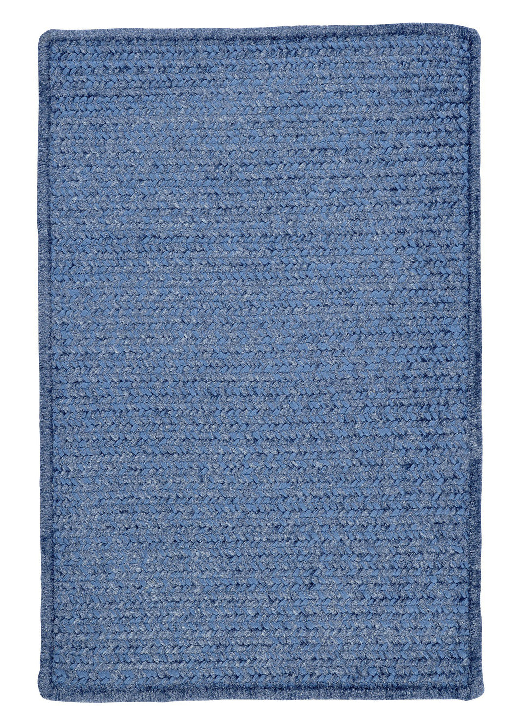 Simple Chenille Rug, 2 by 3-Feet, Petal Blue