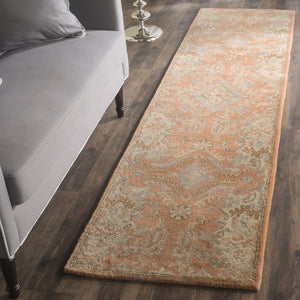 Safavieh Wyndham Collection WYD203A Handmade Terracotta Wool Area Rug