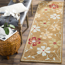 Safavieh Blossom Collection BLM784A Handmade Brown and Multi Wool Area Rug