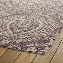 Weathered Rug In Purple