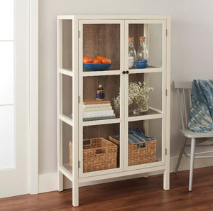 56.2" Hadley Library Cabinet with Glass - Threshold™