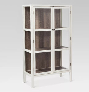 56.2" Hadley Library Cabinet with Glass - Threshold™