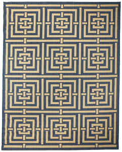 Safavieh Courtyard Collection CY6937-21 Indoor and Outdoor Area Rug, 2' x 3'7", Terracotta/Cream