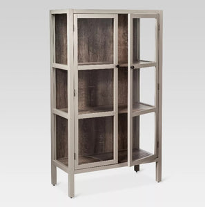 56.2" Hadley Library Cabinet with Glass - Threshold™