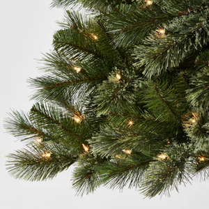 7.5ft Pre-lit Artificial Christmas Tree Full Virginia Pine Clear Lights with AutoConnect - Wondershop™