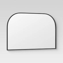 36" x 24" Over the Mantel Mirror Natural MDF Back Black - Project 62™…