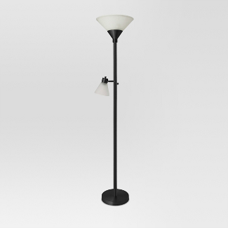 Mother Daughter Floor Lamp Black (Includes LED Light Bulb) - Threshold