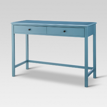 Windham Wood Writing Desk with Drawers Teal - Threshold™
