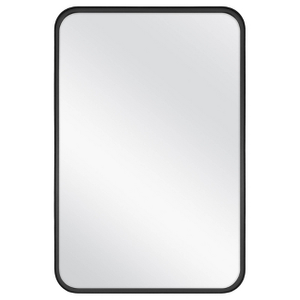 24" x 36" Rectangular Decorative Mirror with Rounded Corners Black - Threshold™ designed with Studio McGee…