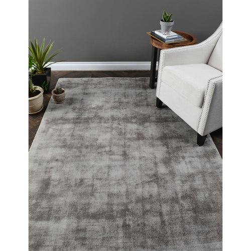 Kosas Home Berlin Handwoven Distressed Rug - Charcoal - 2' x 3'