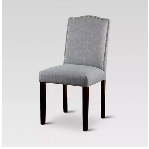 Camelot Nailhead Dining Chair Dove Gray - Threshold™