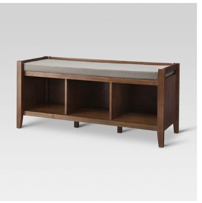 Open Storage Bench - Chestnut - Threshold™