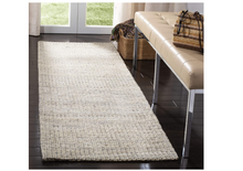 Safavieh Marbella Collection MRB303F Handmade Runner, Light Grey