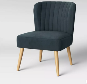 Chelidon Velvet Slipper Chair Green - Opalhouse™