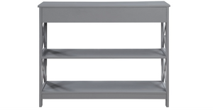 1 Drawer Console Table, Gray