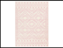 Surya Ustad Pale Pink / Cream Rectangular Area Rug