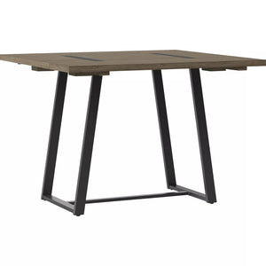 Brimfield Drop Leaf Metal Base Dining Table - Threshold