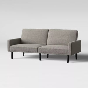 Futon Sofa With Arms Dark Gray - Room Essentials™