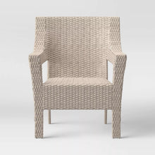 Southcrest Wicker Stacking Patio Club Chair - Gray - Threshold™
