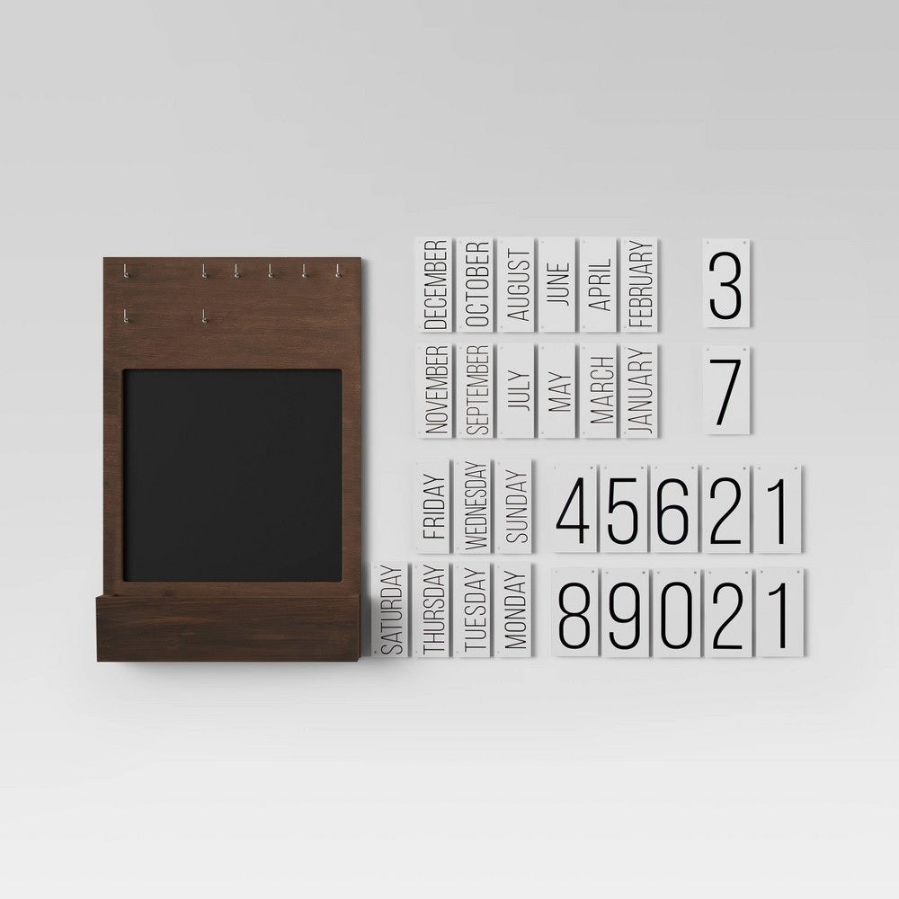 Chalk Calendar Brown - Threshold™ – Independent Pieces