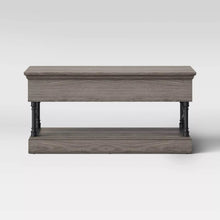 Conway Wood Lift Top Coffee Table with Cast Iron Frame Gray - Threshold™