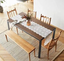 47.2” Dining Table or Kitchen Table, Dark Brown