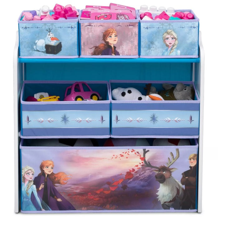 Frozen multi bin toy sales organizer