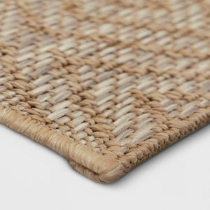 5' X 7' Prisma Diamond Outdoor Rug Tan - Smith & Hawken™