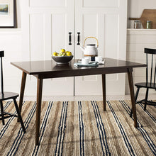 55"D Modern Dining Table, Walnut