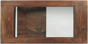48" D Rectangular Wood Cocktail Table, Warm Brown