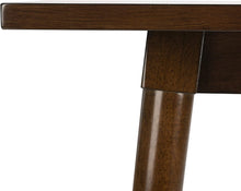 55"D Modern Dining Table, Walnut