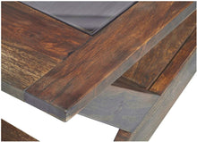 48" D Rectangular Wood Cocktail Table, Warm Brown