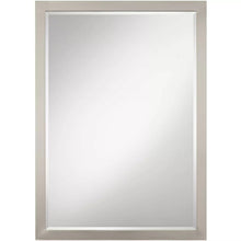 Possini Euro Design Possini Euro Metzeo 26" x 36" Brushed Nickel Mirror