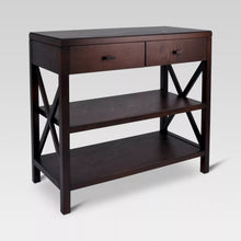 Owings Console Table 2 Shelf Espresso Brown - Threshold™