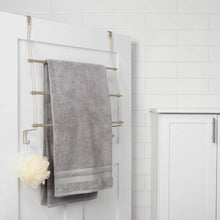 Expandable Over-The-Door Towel Rack Hook Silver - Threshold™