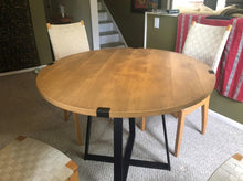 40",4 Person Round Industrial Dining Table Dining Table or Kitchen Table