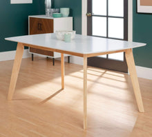 1 table, 4 chairs, 1 bench