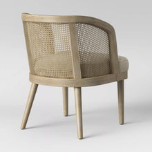 Juniper Cane and White Washed Wood Barrel Chair - Opalhouse™