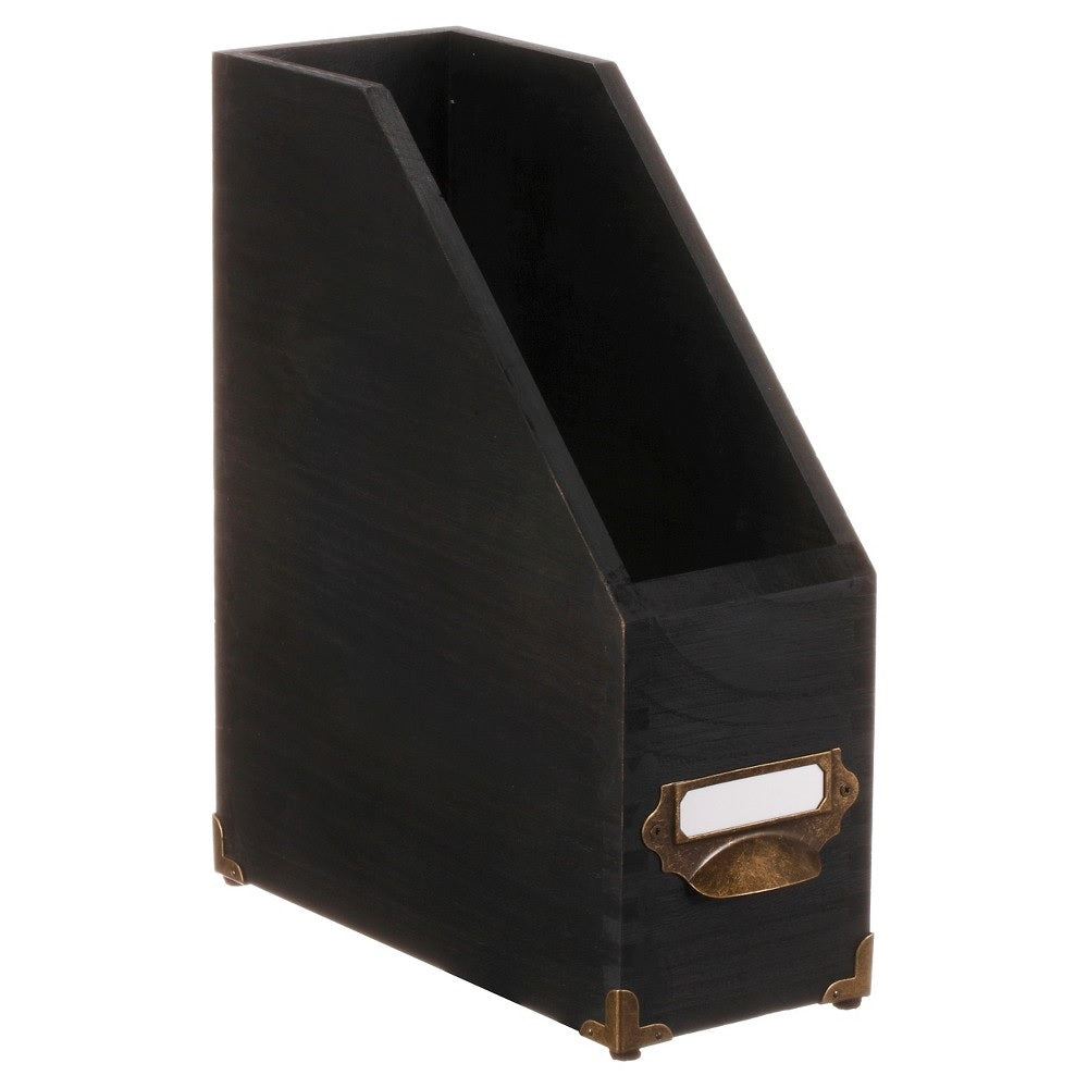 Magazine File Table Wooden Magazine File Organizer