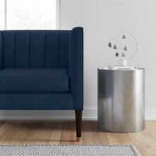 Manila Cylinder Drum Accent Table Silver - Project 62™