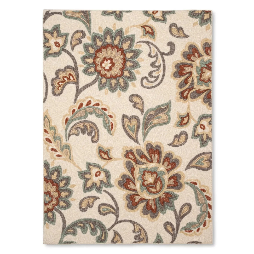 Maples Rugs Paisley Floral Accent Rug