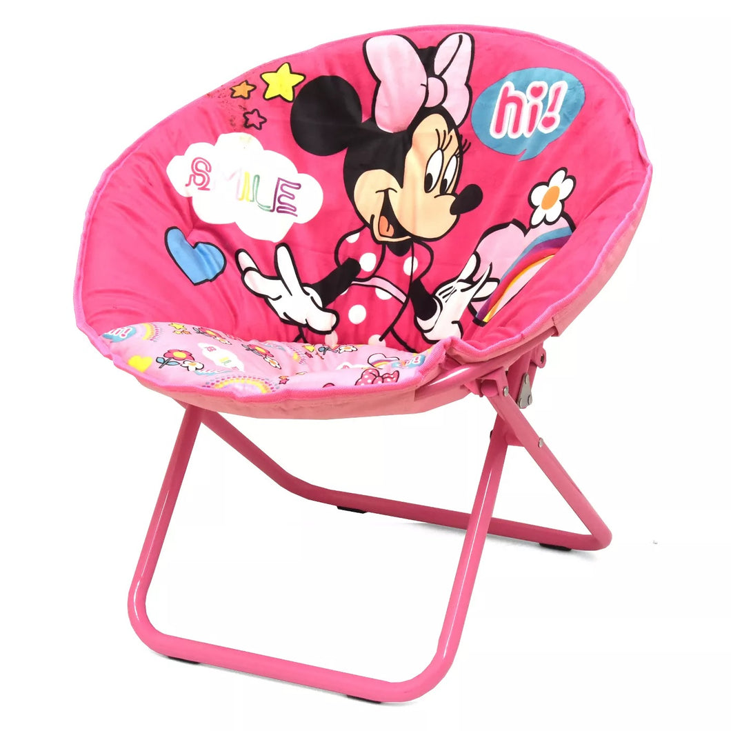 Minnie Mouse Kids Saucer Chair Pink - Disney