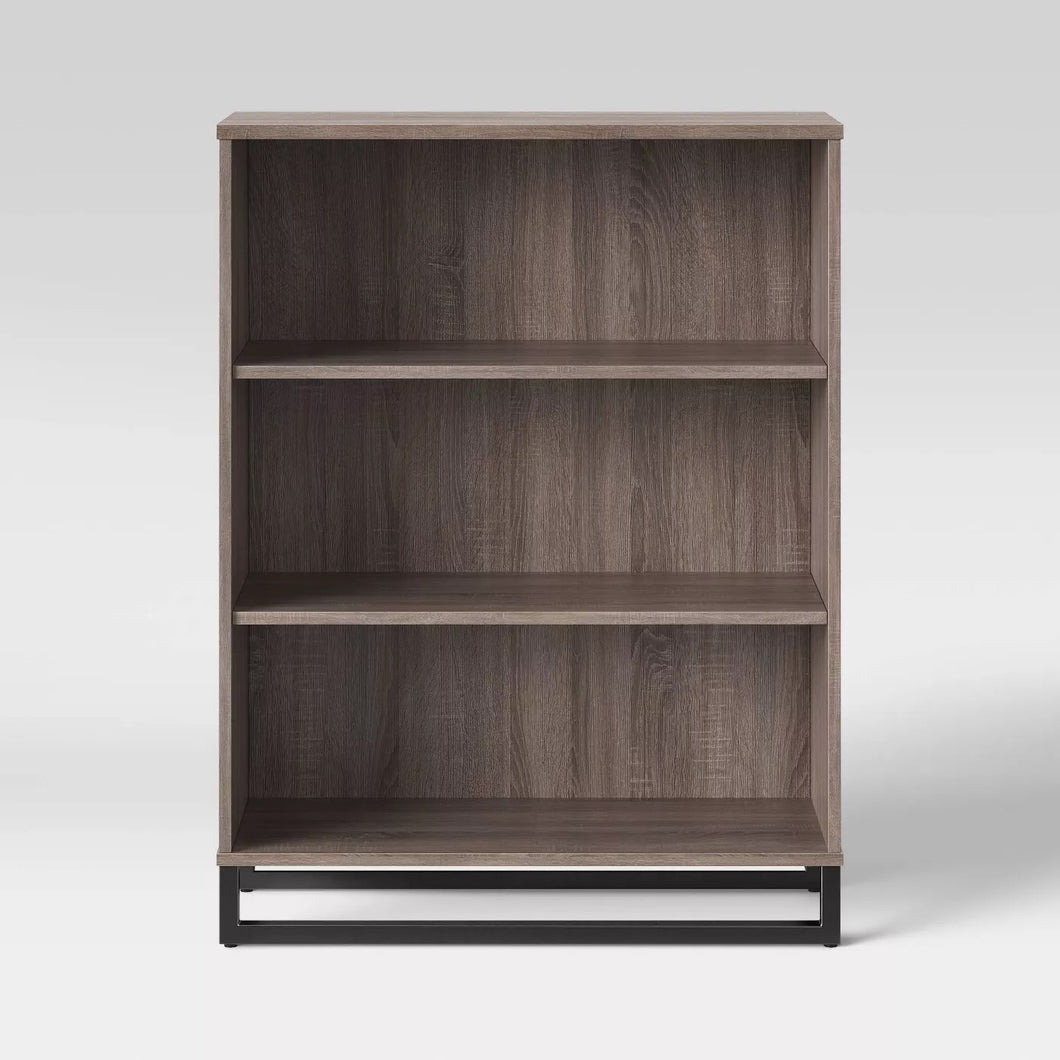 Mixed Material 3 Shelf Bookcase - Room Essentials™