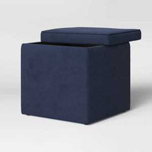 Storage Ottoman Navy - Room Essentials™