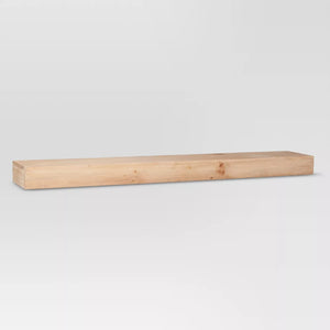 Wood Floating Shelf Pine - Threshold™