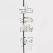 Steel L Shaped Tension Pole Caddy Chrome - Made By Design™